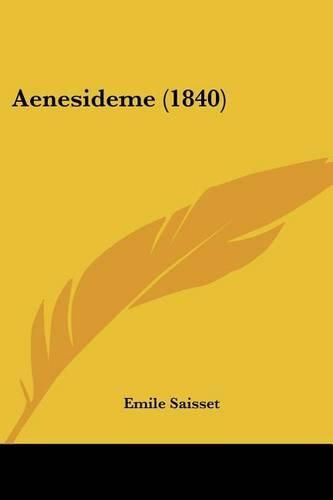 Aenesideme (1840)