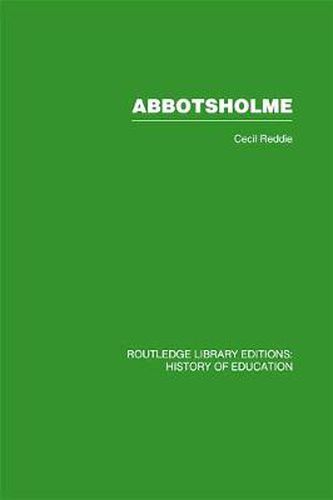 Cover image for Abbotsholme: 1889-1899