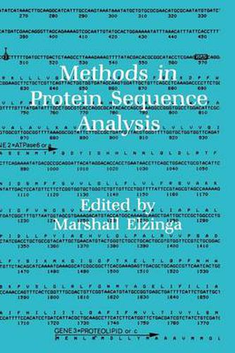Cover image for Methods in Protein Sequence Analysis