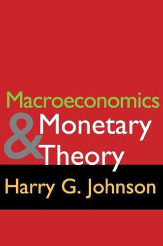 Cover image for Macroeconomics and Monetary Theory