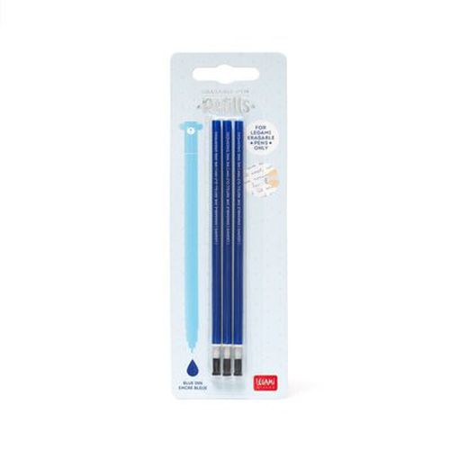 Cover image for Blue Erasable Pen Refill (Pack of 3)