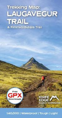 Cover image for Trekking Map: Iceland's Laugavegur Trail (& Fimmvorduhals Trail)