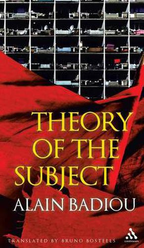 Cover image for Theory of the Subject