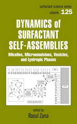 Cover image for Dynamics of Surfactant Self-Assemblies: Micelles, Microemulsions, Vesicles and Lyotropic Phases