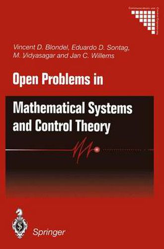 Cover image for Open Problems in Mathematical Systems and Control Theory