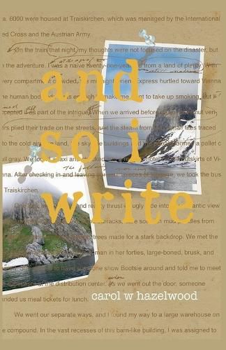 Cover image for And So I Write