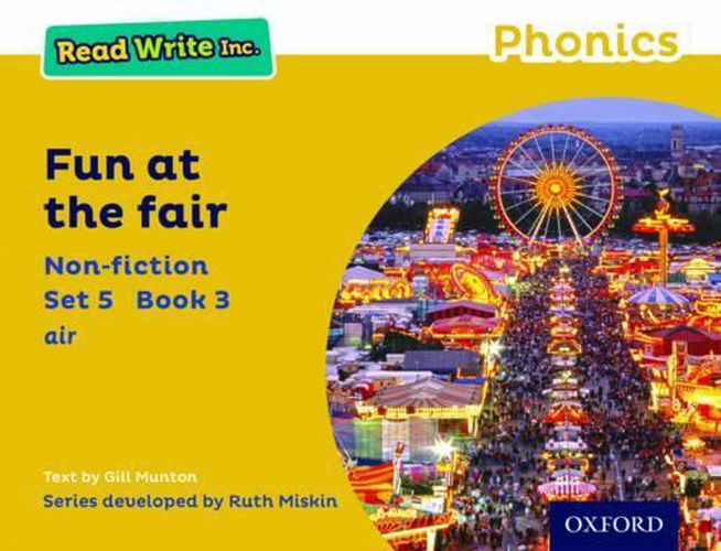 Cover image for Read Write Inc. Phonics: Yellow Set 5 Non-fiction 3 Fun at the Fair
