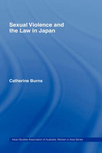 Cover image for Sexual Violence and the Law in Japan