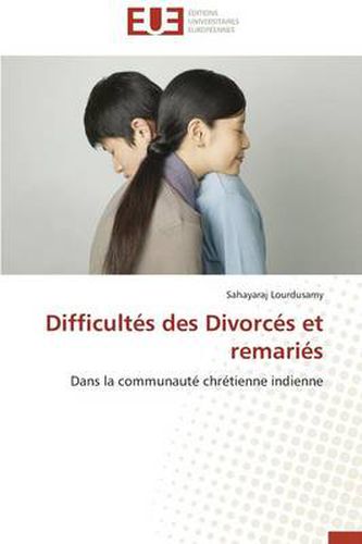 Cover image for Difficultes Des Divorces Et Remaries