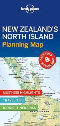 Cover image for Lonely Planet New Zealand's North Island Planning Map