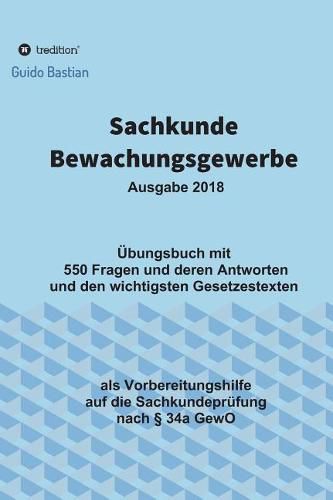 Cover image for Sachkunde Bewachungsgewerbe