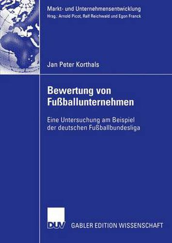 Cover image for Bewertung von Fussballunternehmen