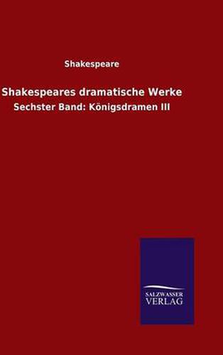 Cover image for Shakespeares dramatische Werke