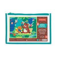 Cover image for Woodland Picnic 12 Piece Pouch Puzzle
