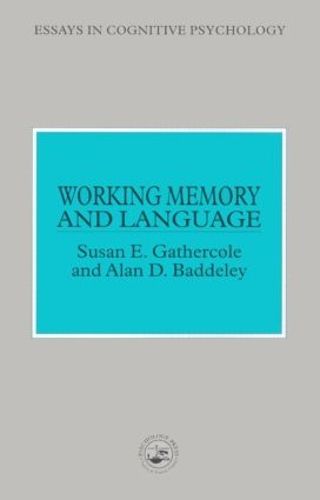 Cover image for Working Memory and Language