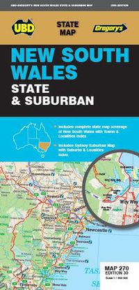 Cover image for New South Wales State & Suburban Map 270 30th
