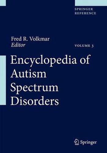 Cover image for Encyclopedia of Autism Spectrum Disorders