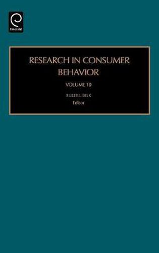 Cover image for Research in Consumer Behavior