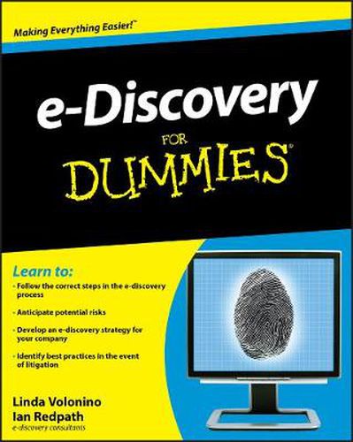 Cover image for e-Discovery For Dummies