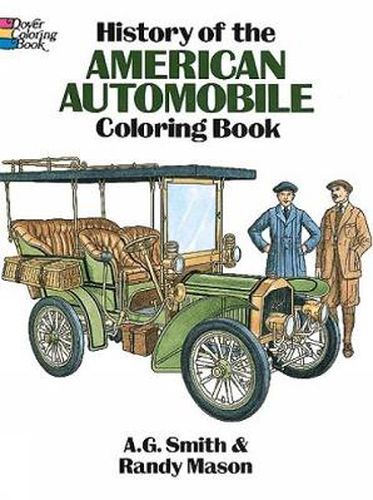 Cover image for History of the American Automobile Coloring Book