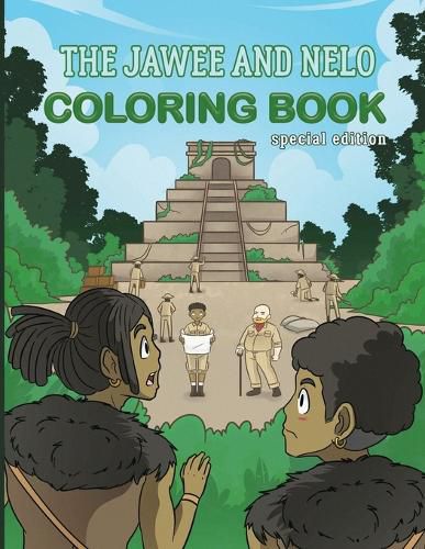 Cover image for The Jawee and Nelo coloring book