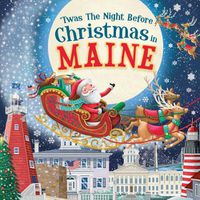 Cover image for 'Twas the Night Before Christmas in Maine