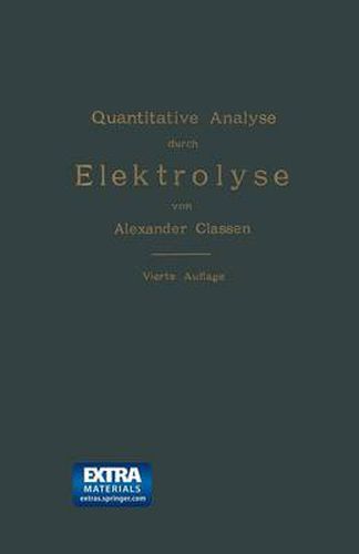 Quantitative Analyse Durch Elektrolyse