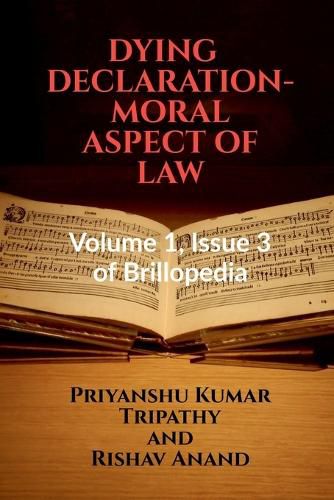 Cover image for Dying Declaration- Moral Aspect of Law