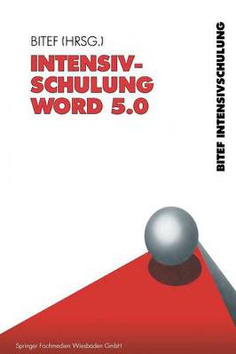 Cover image for Intensivschulung Word 5.0