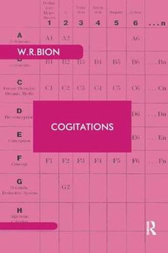 Cover image for Cogitations
