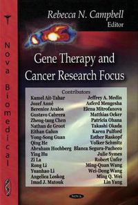 Cover image for Gene Therapy & Cancer Research Focus