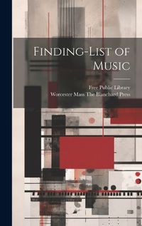 Cover image for Finding-list of Music