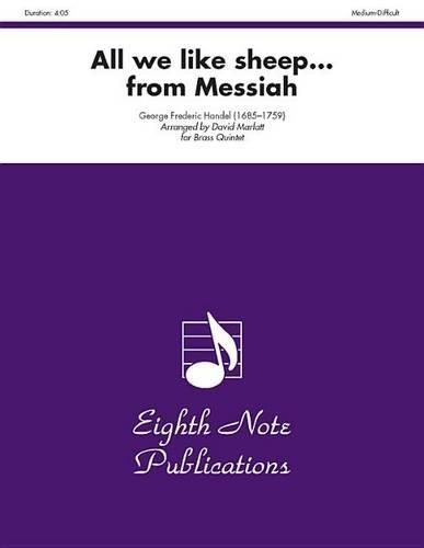 Cover image for All We Like Sheep (from Messiah): Score & Parts