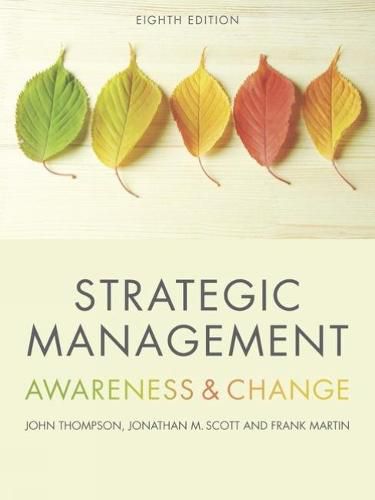 Cover image for Strategic Management: Awareness and Change