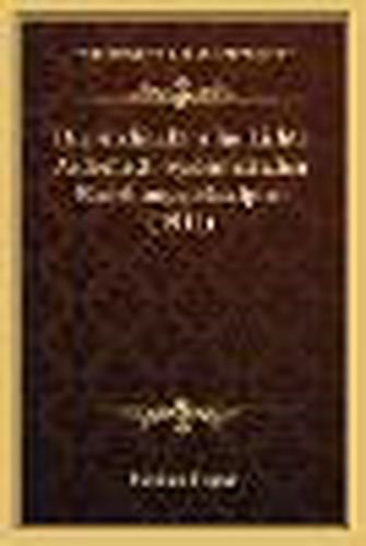 Cover image for Die Architektur Im Lichte Asthetisch-Systematischer Einteilungsprinzipien (1911)