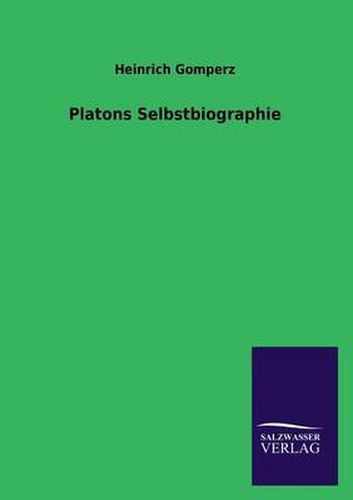 Cover image for Platons Selbstbiographie