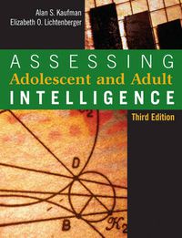 Cover image for Assessing Adolescent and Adult Intelligence