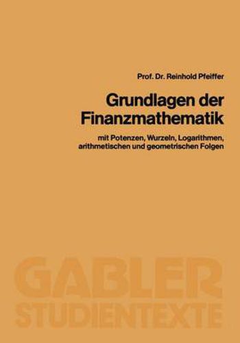 Cover image for Grundlagen der Finanzmathematik