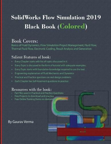 Cover image for SolidWorks Flow Simulation 2019 Black Book (Colored)