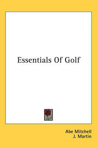 Cover image for Essentials of Golf