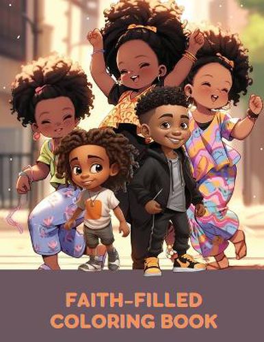 Cover image for Faith-Filled Coloring Book