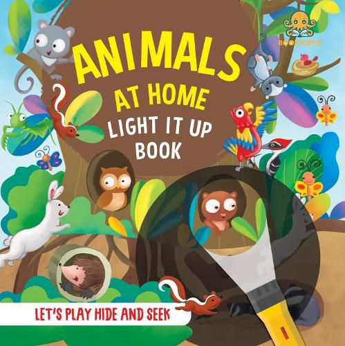 Cover image for Animals At Home Light It Up Book