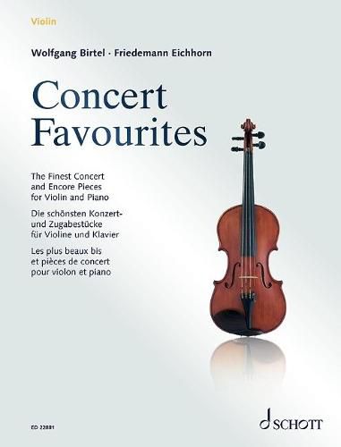 Cover image for Concert Favourites: The Finest Concert and Encore Pieces for Violin and Piano