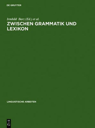 Cover image for Zwischen Grammatik und Lexikon