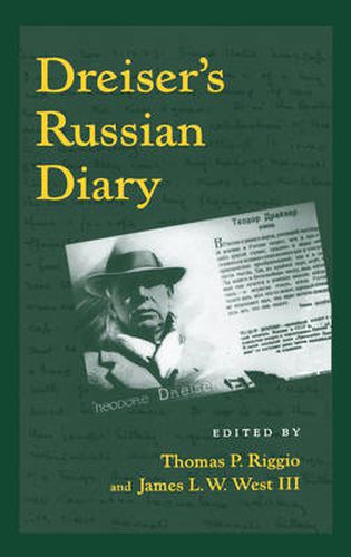 Cover image for Dreiser's Russian Diary