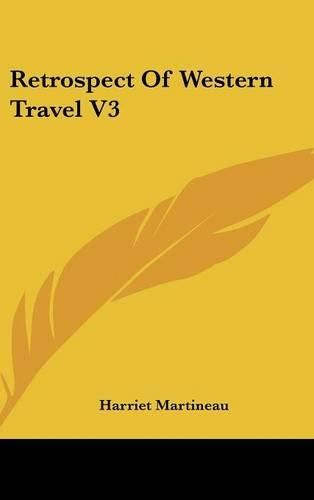 Cover image for Retrospect of Western Travel V3