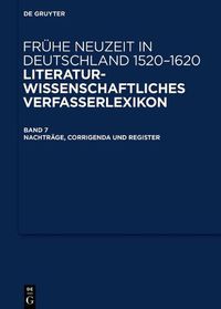 Cover image for Nachtrage, Corrigenda und Register