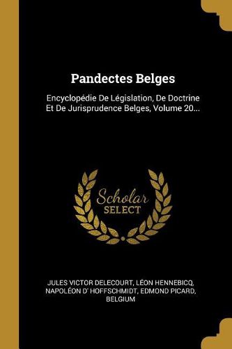 Cover image for Pandectes Belges