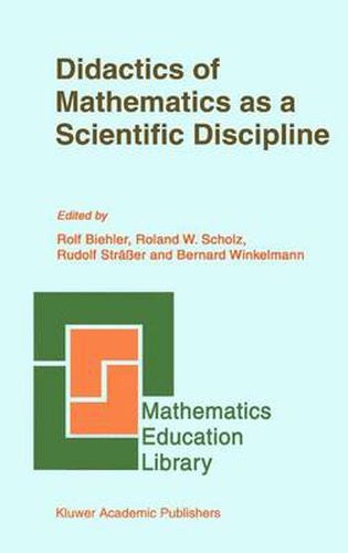 Cover image for Didactics of Mathematics as a Scientific Discipline