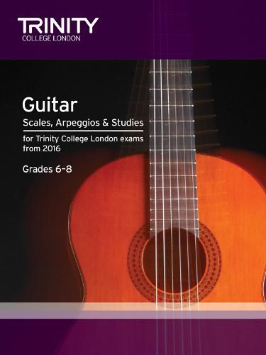 Guitar & Plectrum Guitar Scales, Arpeggios & Study: Grades 6-8 from 2016